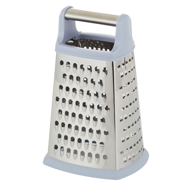 Davis & Waddell - Stainless Steel Box Grater with Storage Light Blue