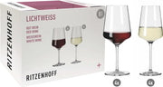 Ritzenhoff - Lichtweiss Julie - White and Red Wine Glass Set