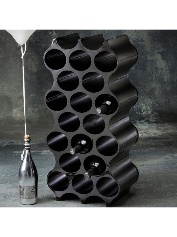Koziol - Bottle Rack Set-Up - Black