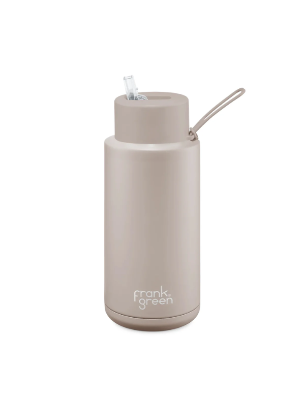 Frank Green - Ceramic Reusable With Straw Lid - Moon Dust 34oz