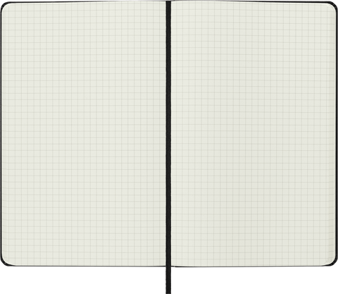 Moleskine - Classic Hard Cover Notebook - Large - Squared - Black