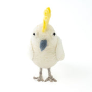 Handmade Felted Cockatoo