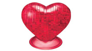 Jeruel Crystal Red Heart 3D Puzzle