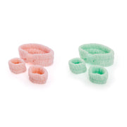 isGift Beauty Rituals Spa Set (2 Asst/12 Disp) Peach/Mint headband:22x8cm wrist band