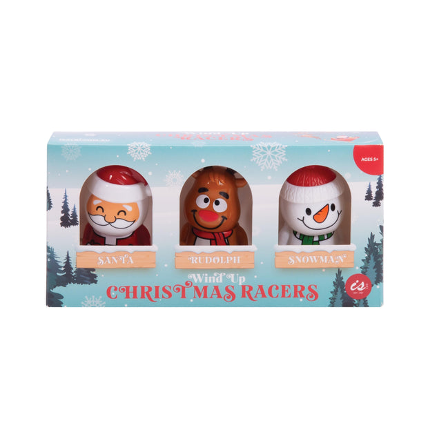 IS Gift - Wind Up Christmas Racers 3pc Set