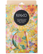 Kip & Co - Abundance Marigold Bamboo Swaddle