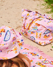 Kip & Co x Ken Done -Beach Days Terry Oversized Beach Bag