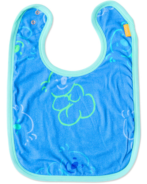 Kip & Co x Ken Done -  Koala Cuddles Blue Organic Cotton Bib