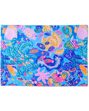 Kip & Co x Ken Done - Reef Garden Linen 4P Placemat Set