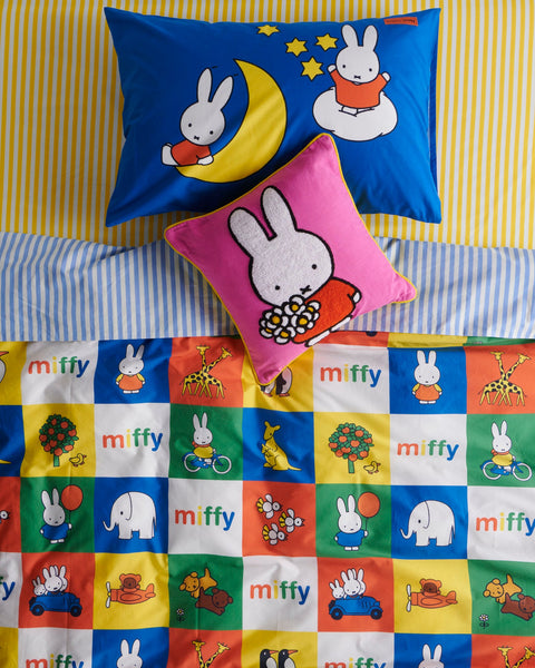 Kip&Co x Miffy - Miffy Embroidered Cushion