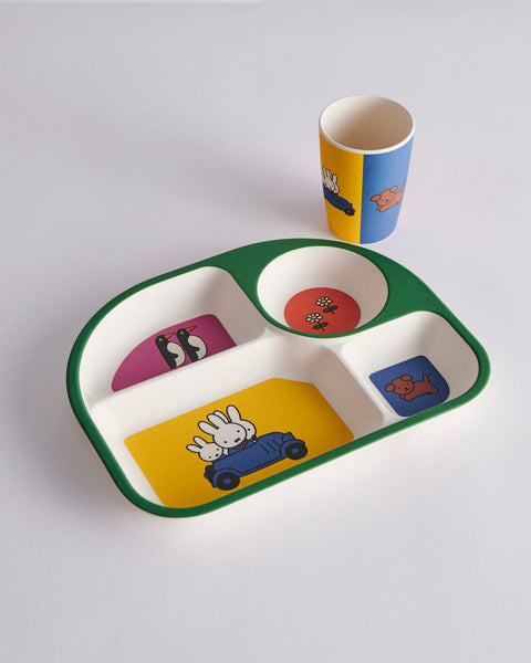 Kip&Co x Miffy - Miffy's Adventures Bento Tray & Cup Set