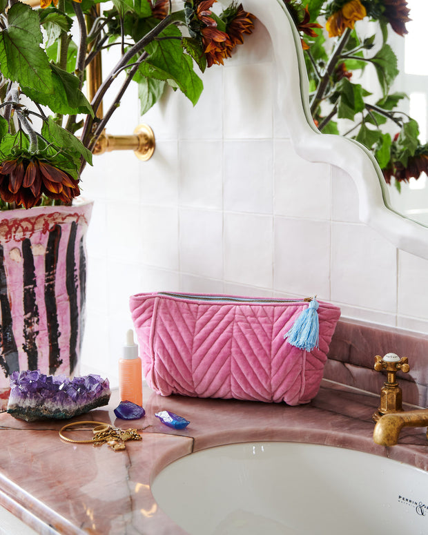 Kip & Co. - Candy Crush Velvet Toiletry Bag