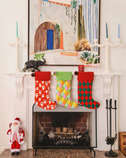 Kip & Co. - Deck The Halls Velvet Stocking