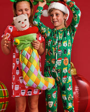 Kip & Co. - Elf Party Velvet Stocking