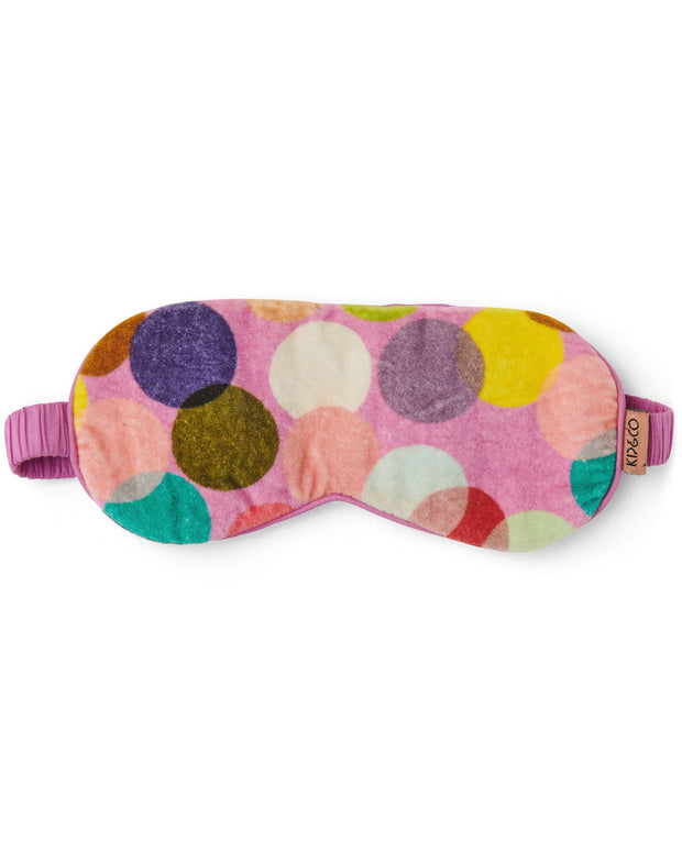 Kip & Co - Confetti Pink Velvet Eye Mask