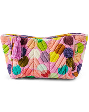 Kip & Co. - Confetti Pink Velvet Toiletry Bag