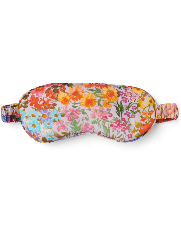 Kip & Co. - Forever Floral Lilac Silk Eye Mask