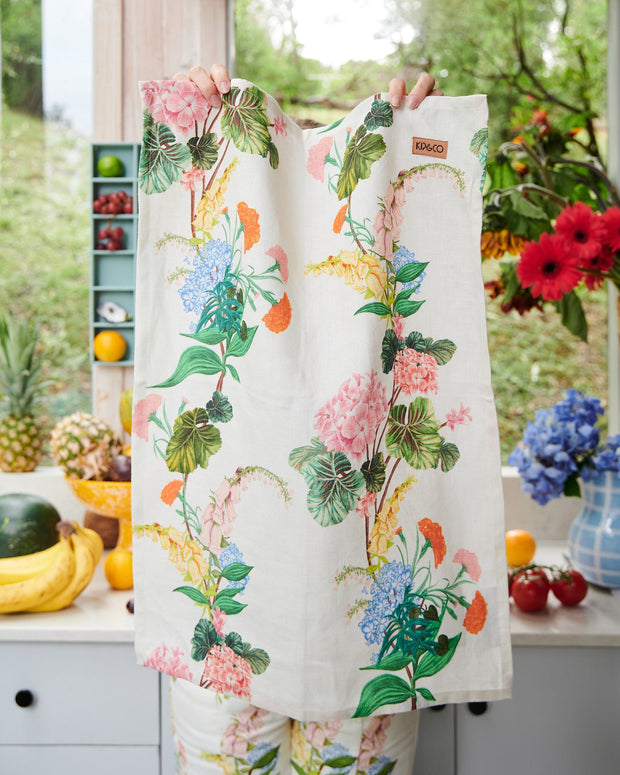 Kip & Co. - Bouquet Beauty Linen Tea Towel