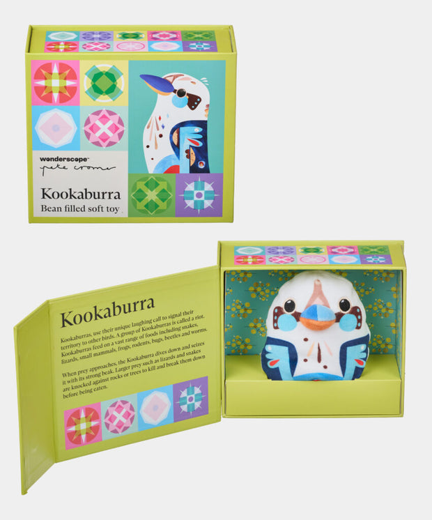 Pete Cromer - Kookaburra Beanie Soft Toy In A Box