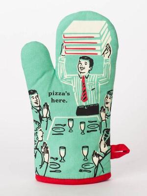 Blue Q - Pizza's Here - Oven Mitt