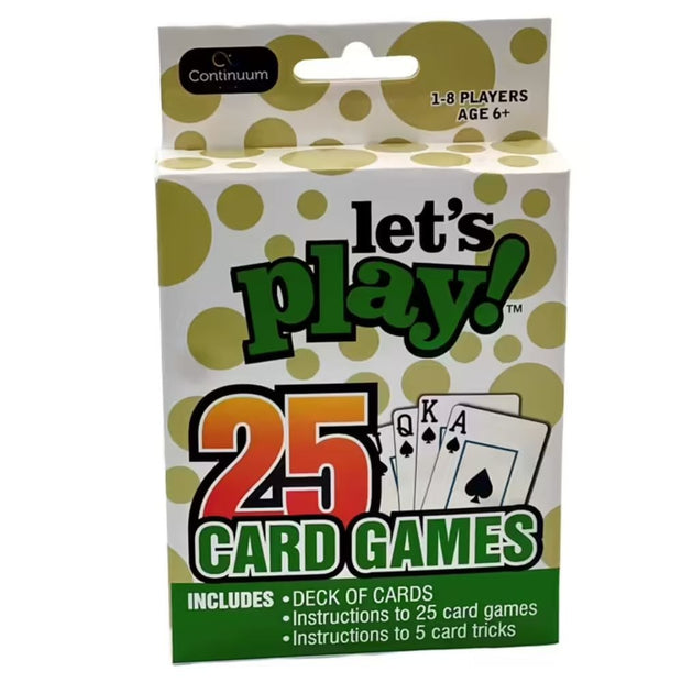 Let's Play 25 Games - Card Games