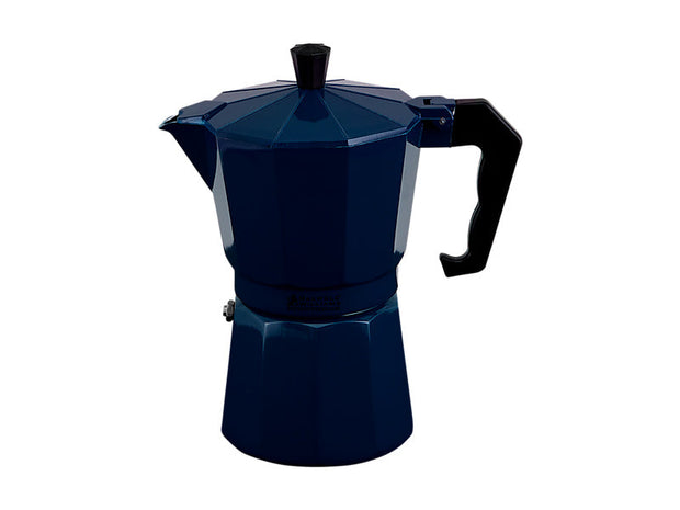 Maxwell & Williams - Blend - Traditional Stovetop Espresso Maker 6cup Gift Boxed (Navy)