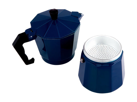 Maxwell & Williams - Blend - Traditional Stovetop Espresso Maker 6cup Gift Boxed (Navy)