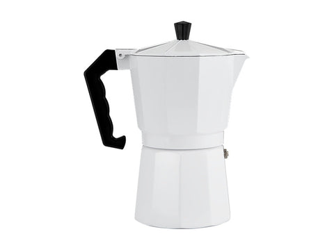 Maxwell & Williams - Blend - Traditional Stovetop Espresso Maker 6cup Gift Boxed (White)