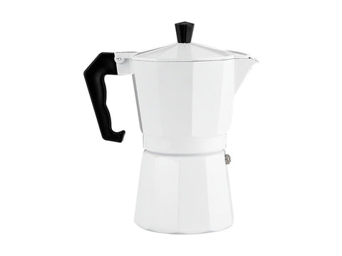 Maxwell & Williams - Blend - Traditional Stovetop Espresso Maker 9cup Gift Boxed (White)