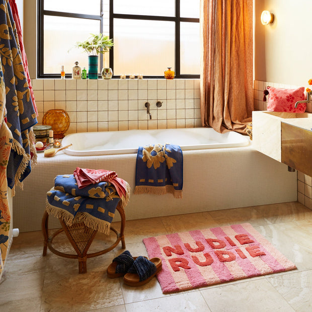 Sage x Clare -  Ira Nudie Rudie Bath Mat - Posy