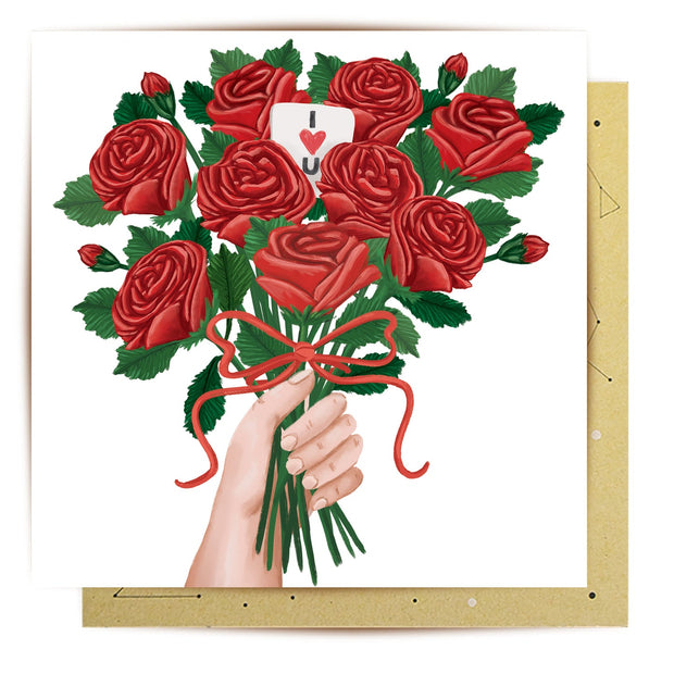 La La Land - Greeting Card Roses For You