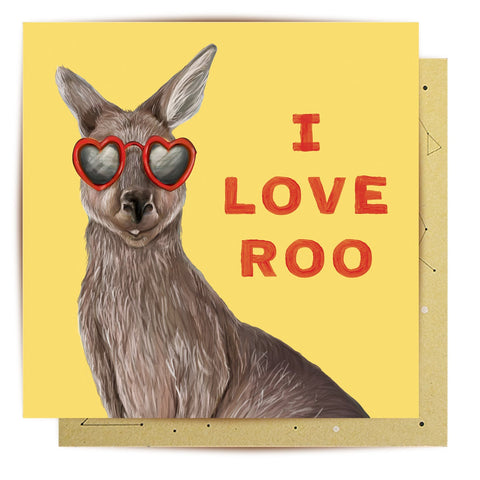 La La Land -  Greeting Card I Love Roo