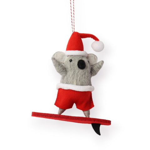 La La Land - 3D Bauble Felt Surfer Koala