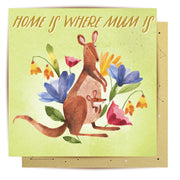 La La Land - Greeting Card Home Is Where Mum Is