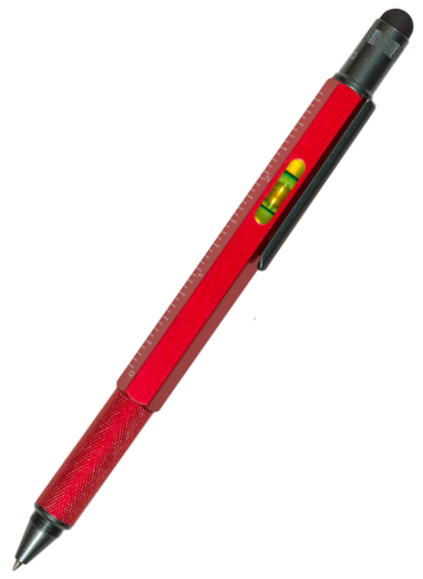 Memmo - MEMMO Level Stylus Tool Pen - Red