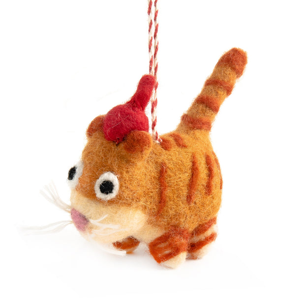 Vevoke - Christmas Decor - Ginger Cat