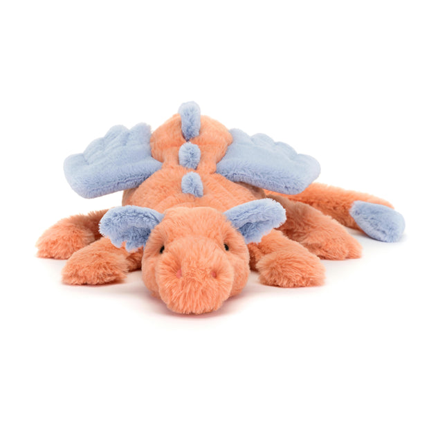 Jellycat - Persimmon Snow Dragon Large