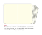 Leuchttrum - Notebook Hardcover Medium (A5), 251 pages, Plain, Fox Red