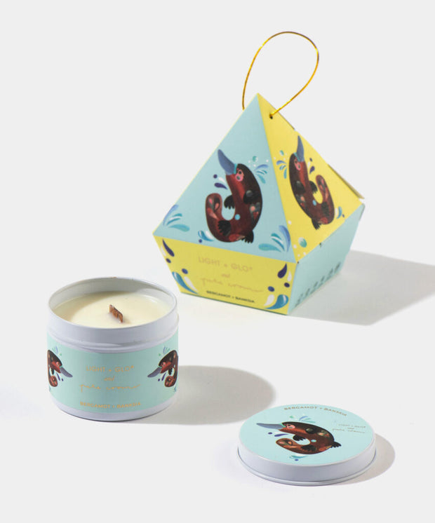 Pete Cromer x Light + Glo - Platypus – Bergamot & Banksia Scented Candle