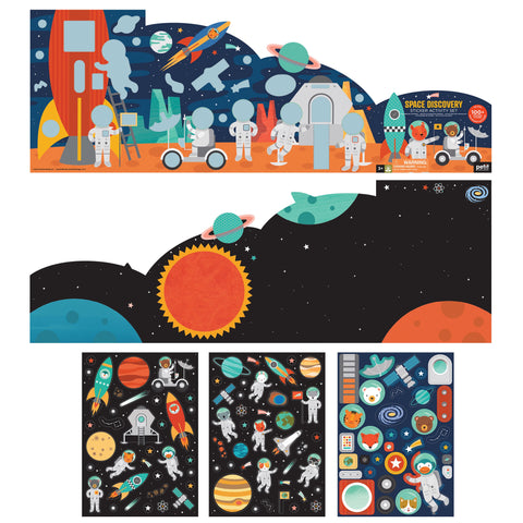 Petit Collage - Sticker Activity Set - Space Discovery
