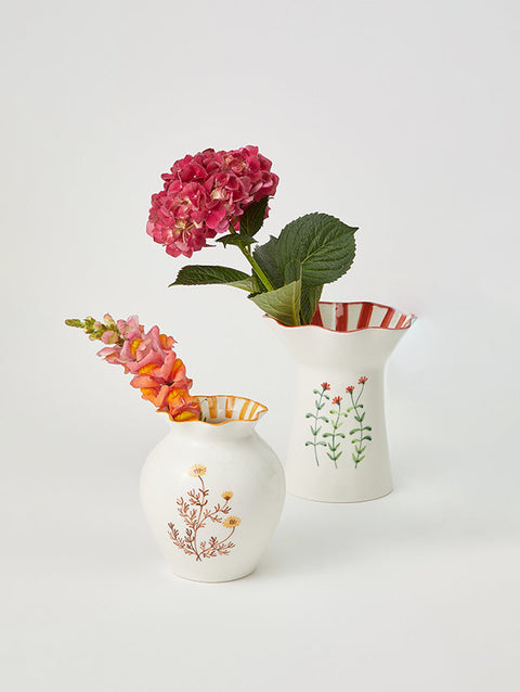 Jones & Co - Blossom Tall Red Vase