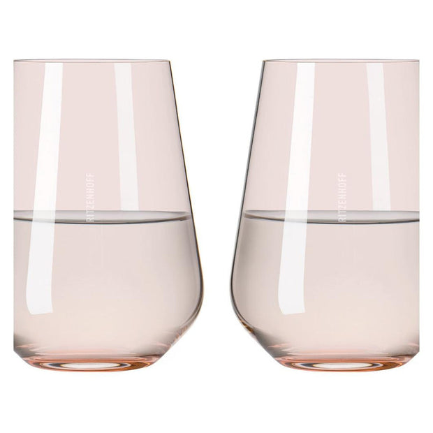 Ritzenhoff - Fjord Light Water Glass Set of 2 - Tinted