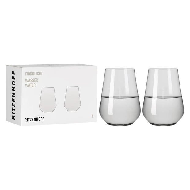 Ritzenhoff - Fjord Light Water Glass Set of 2 - Clear