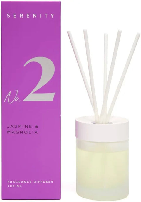 Serenity - 200ml Aromatic Diffuser - No.2 Jasmine & Magnolia