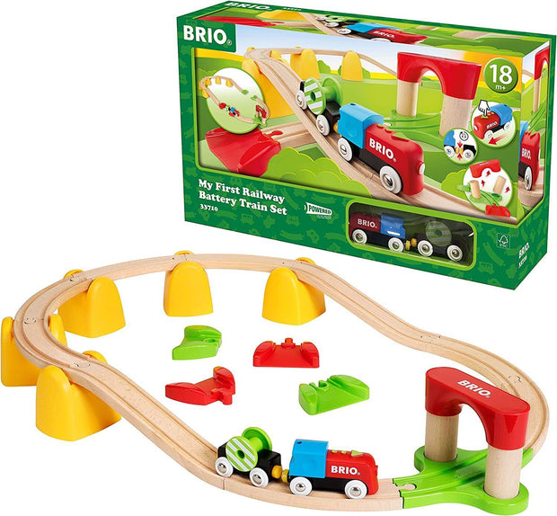BRIO - My First Railway Battery Operated Train Set, 25 Pieces