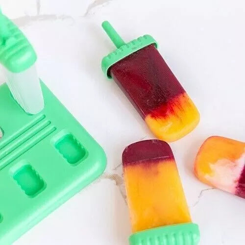 Avanti - Groovy Ice Block Lolly Moulds 6pc Set Green