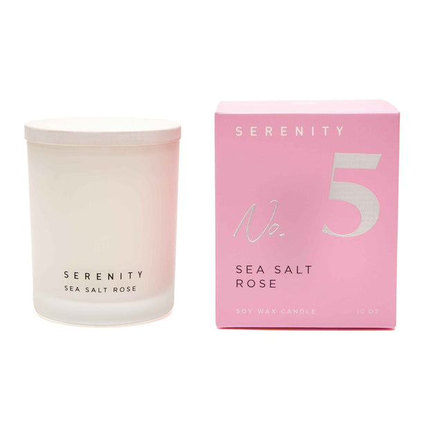 Serenity - 300g Soy Candle - No. 5 Sea Salt Rose
