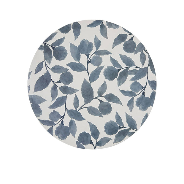 Madras Link - Riviera Blue Round Placemat - Set of 4