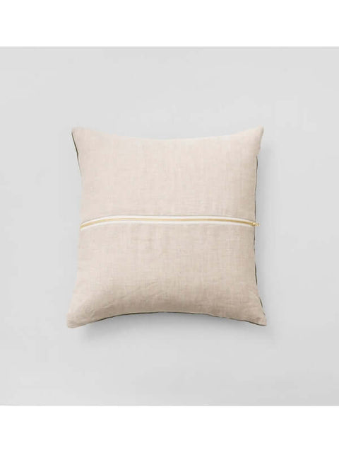 Middle Of Nowhere - Square Cushion - Olive