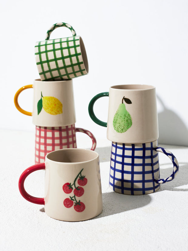 Jones & Co. - Larder Check Mug Navy